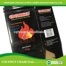 Cube 100% coconut shell tom buyers coco charcoal